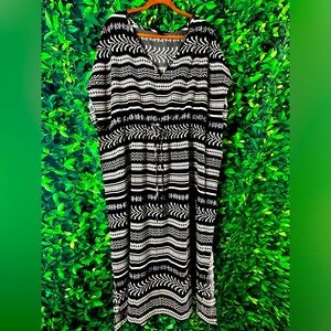 SHEIN/Emery Rose black and white maxi dress